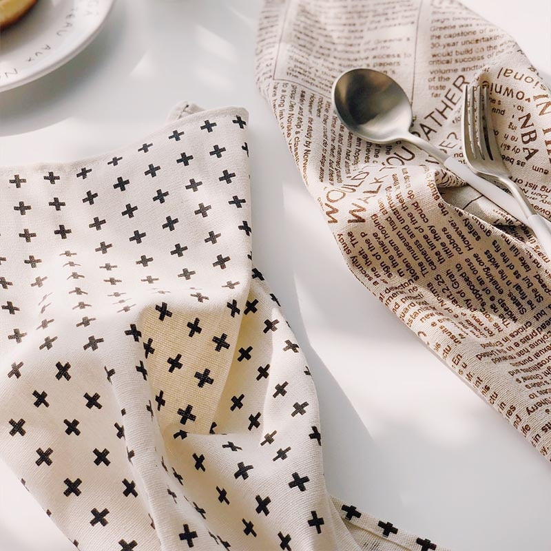 Japanese Style Fabric Table Mats / Napkins