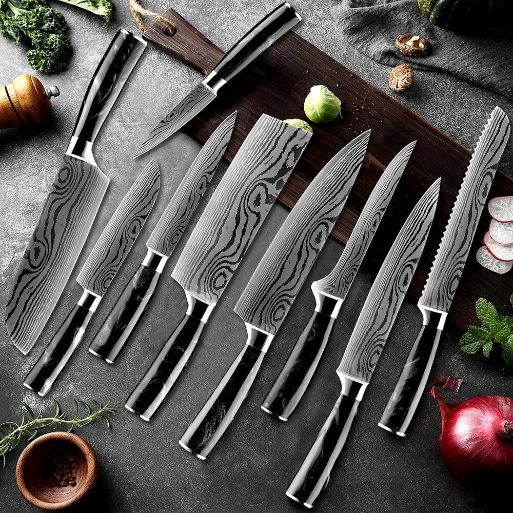 XITUO Chef Stainless Steel Knife Set