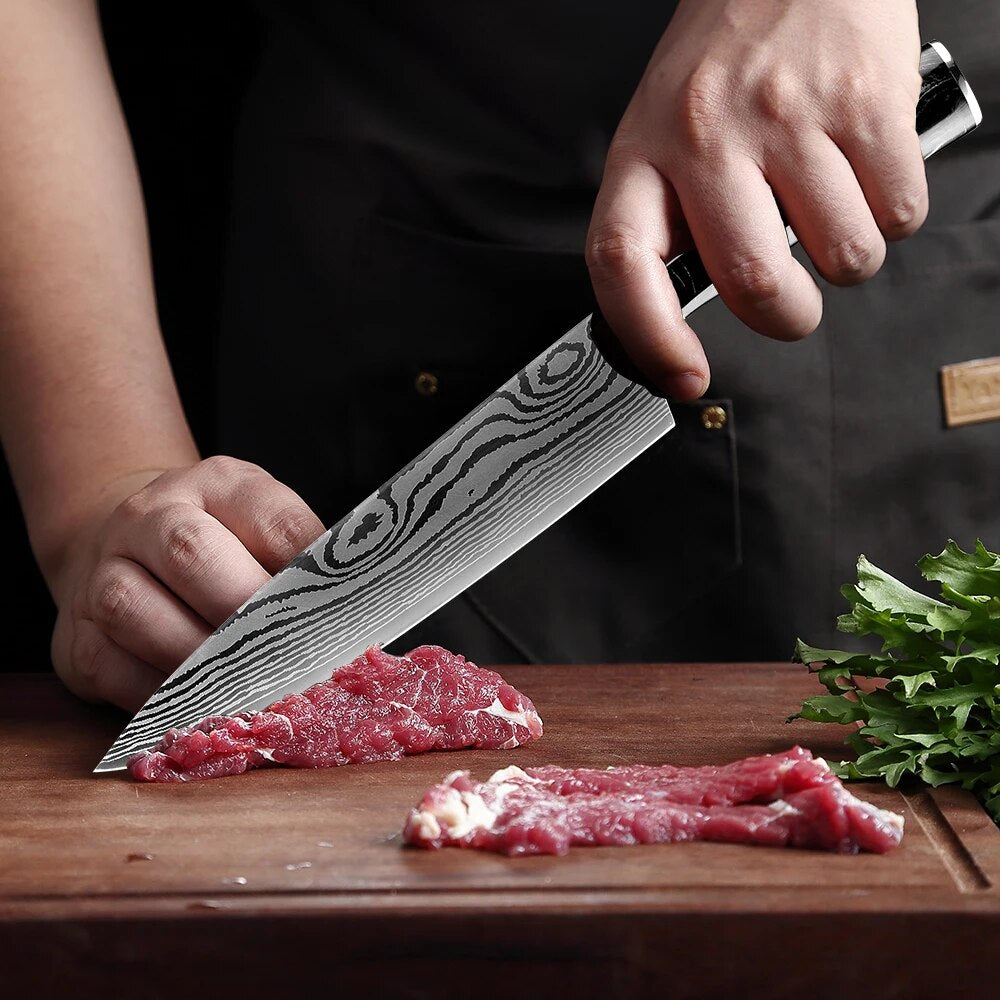 XITUO Chef Stainless Steel Knife Set